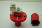 Leviton Single-Pole Female Receptacle, Red, 1-1/8" ID