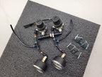 SMC Panel Mounted 2x AR111-02-X102 Regulator 2x Gauge Setup 100PSI with Clips