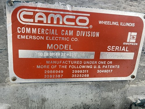 Camco Rotary Indexer 901RDM4H32-330 4 Stop 90° Rotation Per Station 90VDC Tested