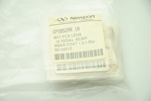 NEWPORT KPX052AR.18 BK7 PCX Lens, 12.70DIAx 62.90fl Lot of 4
