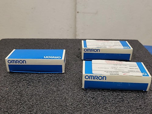 Lot of 3x Omron D4D-2121N Safety Switch Limit Roller Arm Industrial Sensor