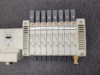 SMC Pneumatic Manifold 8 VQC2101N-5 Valves DeviceNet Control EX250-SDN1-X122