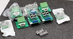 Lot of 7 USB Micro Breakout Board RJ45 Terminals DIN Rail Clips BRKLD15HDF-SG