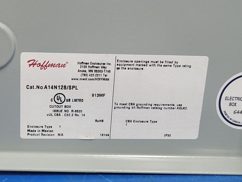 ABB FJ601-3PB6B Enclosed Disconnect Switch 3 Pole 60 Amp 600VAC NEW
