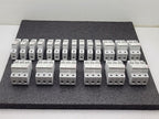 Lot of 20  ETI Fuse Holder EFD 10 1p 10 x 38 002540001 DIN Rail 3, 2 and 1 Unit