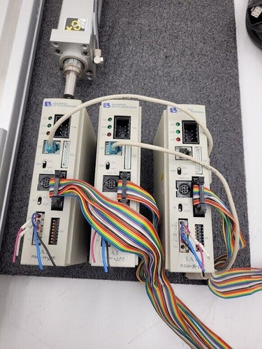 Lot of 3 IAI RoboCylinder Linear Actuator + Controller 100mm x2 350mm x1