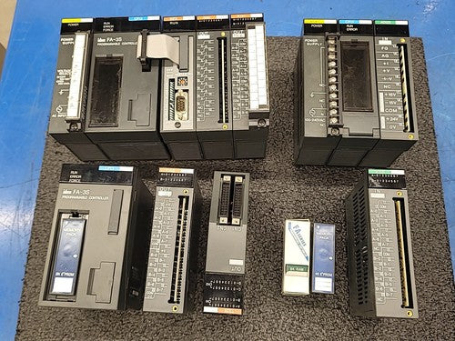 LOT IDEC FA-3S Programmable Controller PLC Lot CPU PSA1 AD122 CP11 R16I Modules