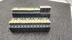 Schneider Electric DF101 DF103 DF143 Lot of 15 Fuse Holders w/ assorted fuses
