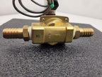 SMC 1" Solenoid VXZ2350-06-5DZ1 Air Water Oil Valve 24VDC 3/4" Hose Barb 145 PSI