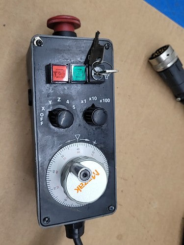 Mazak CNC MPG Handwheel Pendant Pulse Generator Control E-Stop Multi Pin