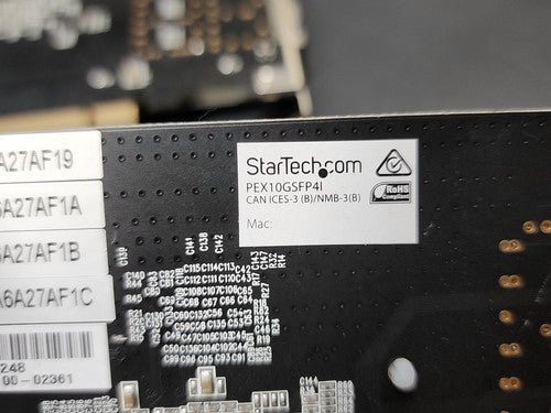 StarTech PEX10GSFP4I Quad Port 10G SFP+ PCIe Network Card Intel XL710 NIC