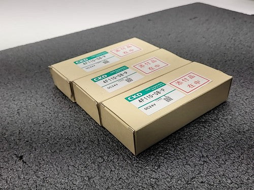 CKD 4F110-08-P Solenoid Valve DC24V Pneumatic Pilot Operated Made in Japan
