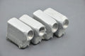 ILME IP65 2.5 Inches x 1.25 Inches Connector Housing Lot Of 4 NEW