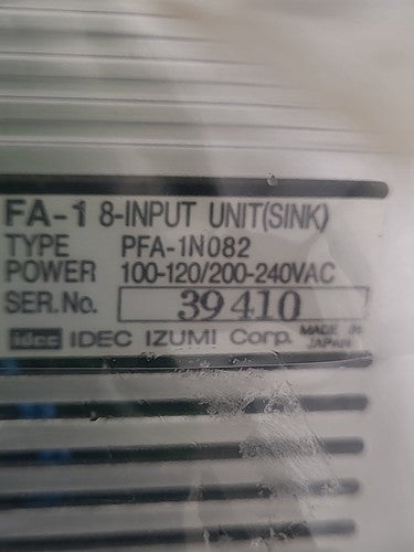 Idec PFA-1N082 FA-1 Programmable Controller PLC Module New In Box