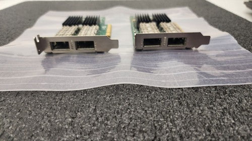 Lot of 2x CX354A CONNECTX-3 FDR INFINIBAND+ 40/56GBE Dual Port Network Card