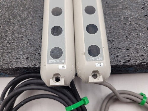 Takex Takenaka ESN-TR20 ESN-TL20 16" Light Curtain Pair 24VDC Infrared LED 7ms