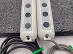 Takex Takenaka ESN-TR20 ESN-TL20 16" Light Curtain Pair 24VDC Infrared LED 7ms