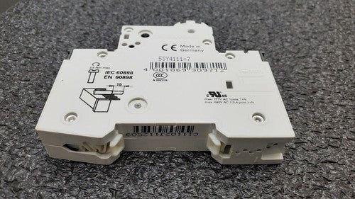 SIEMENS 5SY41 MCB C5 Single Pole CIRCUIT BREAKER / 5SY4111-7 / ~230-400V / 5A