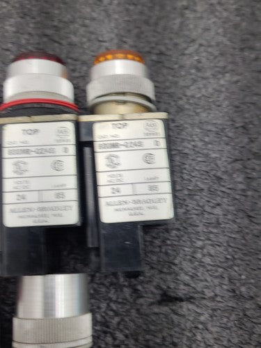 Allen Bradley 800MR Pilot Light Indicator Lot Various Colors Red Green Blue