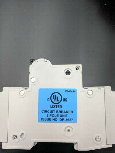 Lot of 2 Siemens 5SJ42, 2-Pole 10A 125VDC 240 VAC Circuit Breakers