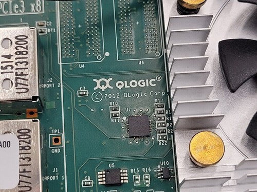 Dell Qlogic QTD2662L 2 Port  FC HBA HD8310405-71 2x SFPs Custom Bracket