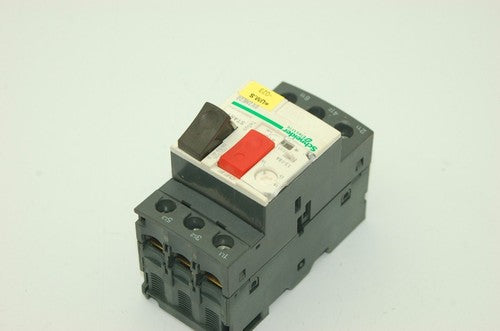 Schneider Electric GV2ME20 Manual Motor Starter, 690V, 18A, 1PH/3PH, 50/60Hz