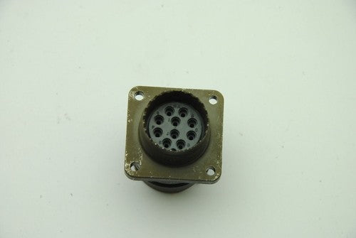 ITT Cannon CB0-18-1SC 10-Pin Female Connector, Panel Mount  - NEW