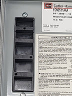 Cutler-Hammer ECN0511AAA Motor Starter Reset Button Enclosure NEMA Metal Box