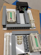Lot of 2x Idec MICRO-1 PLC Control Panel Sola 83-24 Power Supply DIN Rail Relay