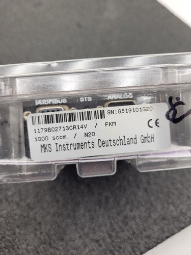 MKS 1179B02713CR14V Mass-Flo Mass Flow Controller 1000SCCM N20 Working Pull