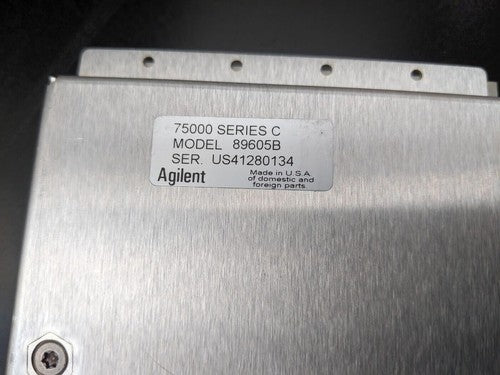HP Agilent 89605B Input/Calibration Vector Signal Module 75000 Series C VXI #2