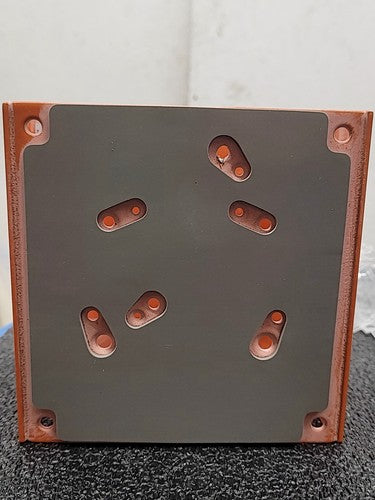 Linemaster 522-B14 Full Guard Foot Switch Protective Enclosure Orange Steel LOT