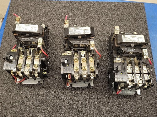 GE General Electric CR306C0 NEMA Size 1 Motor Starter Contactor Lot of 3
