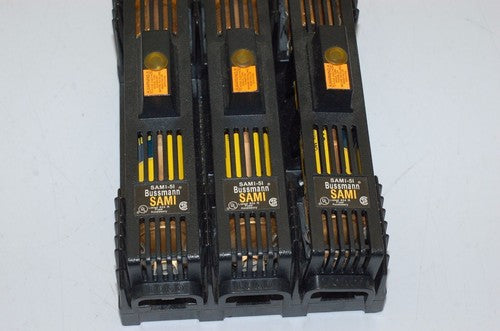 Bussman R60060-3CR Fuse Holder, SAMI-5I Covers, 45A Fuses