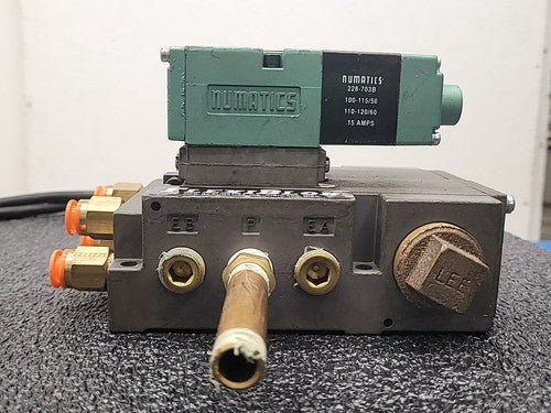 Numatics 228-703B Solenoid 2 Valve Manifold Pneumatic Air Control 120VAC