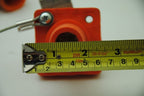 Leviton Single-Pole Female Receptacle, Orange, 5/8" ID