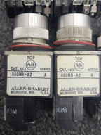 Allen Bradley 800MR-A9 800M-XAS Push Button Switches Contact Blocks Lot of 10