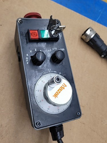Mazak CNC MPG Handwheel Pendant Pulse Generator Control E-Stop Multi Pin