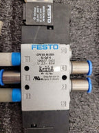 Lot 8 of Festo Electro Pneumatic Solenoid Valve Manifold Robot Control 24VDC