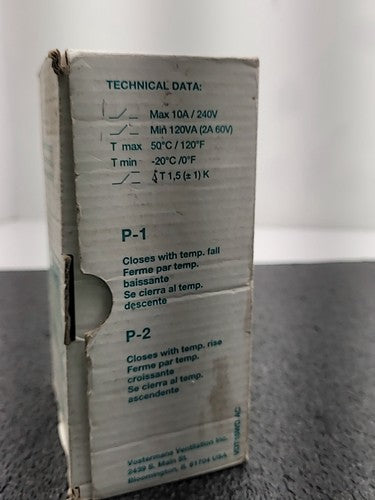 Multifan T15-WD Mechanical Thermostat TT15WDCAM1A 240V AC SD with Sensor Probe