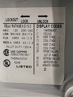 Ranco ETC-211000-000 Electronic Temperature Control Dual Stage SPDT Relay