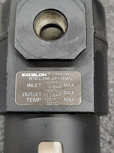 Norgren Excelon B74G Pneumatic Filter Regulator 0.3-10 Bar Lot of 4 	3/8" PTF