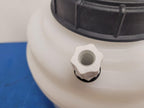 Ace Roto-Mold NSF 3.5 Gallon White Cylinder Conical Bottom Tank SP003.5SWOS