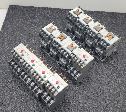 Lot of 14 LS Contacter 690v 22A 12A 9A + MT-32 32A/2H Thermal Overload Relay