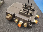 Numatics FlexiBlok Pneumatic 4 Valve Air Solenoid Manifold Block Assembly