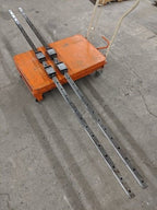 Rexroth Linear Guides Caged Bearing LM 2 Rails 91'' 4 Blocks R1605 30 R2011 SNS