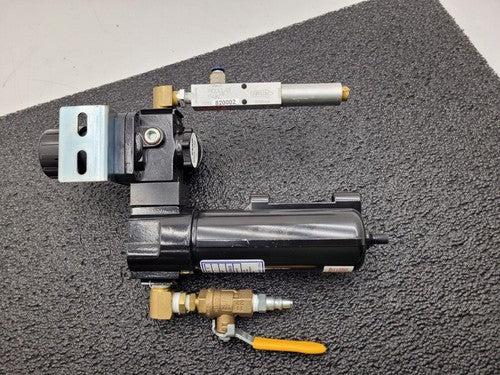 EXAIR E-VAC VACUUM 9001 Filter 9008 Regulator 820002 Vacuum Module