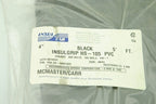 INSULTAB Heat ShrinkTube, 4" X 5' Sleeve, PVC, Black, 2:1 Shrink Ratio - NEW