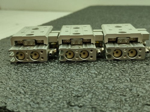 SMC MXS6-10AS-M9NWL Pneumatic Air Linear Guide Slide Cylinder Lot of 3