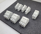 Lot of 8 ETI Fuse Holder EFD 10 1p 10 x 38 002540001 DIN Rail 3, 2 and 1 Unit